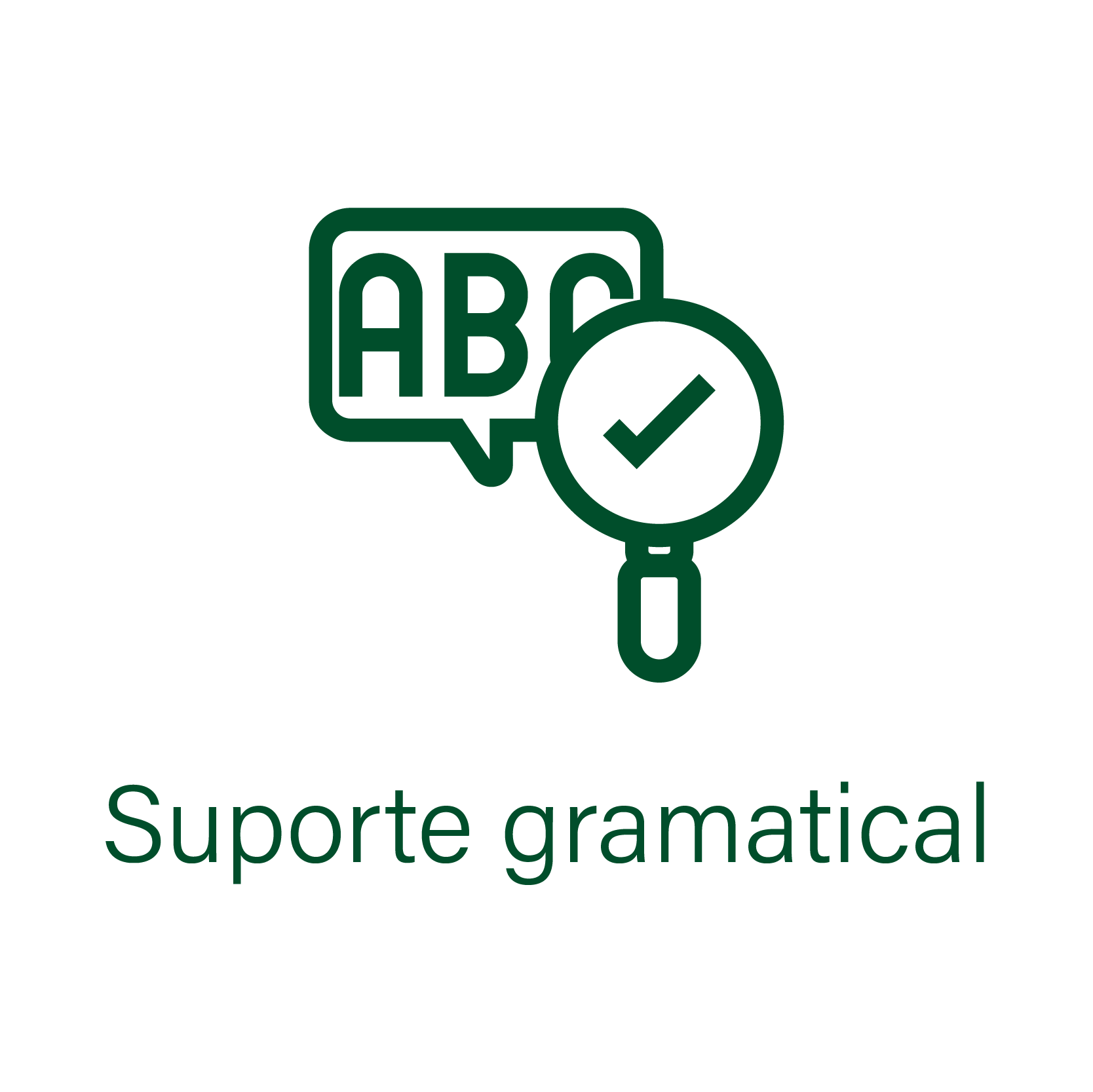 Suporte Gramatical icone